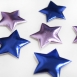 1-122NB 35星星(金屬皮)藍紫6入