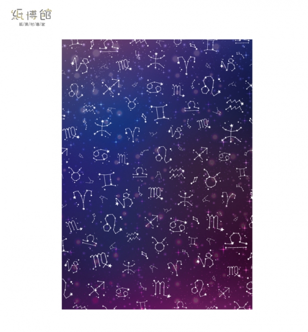 C4242 A4花紋紙-星空 (25入)