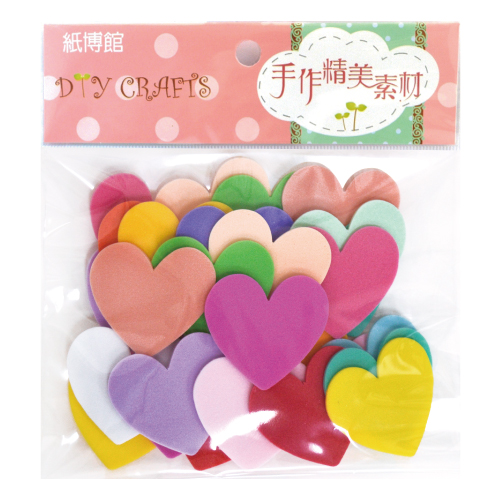 EVA-N168 4cm彩色桃心