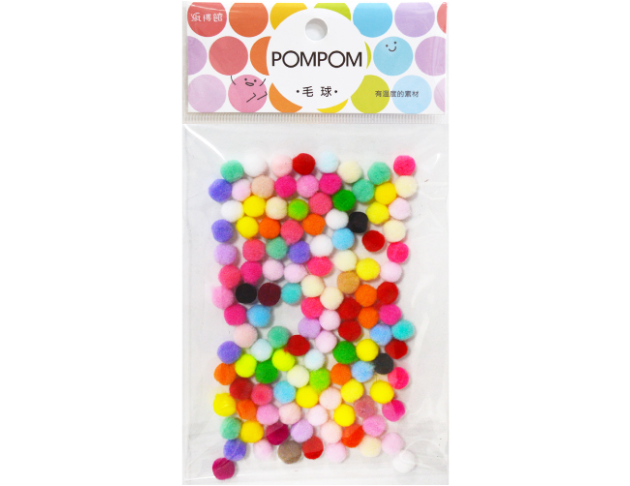 1-643A~D 8高彈力毛球120入(4款)