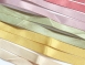 1-661A 30cm素面緞帶材料包(6色12入)