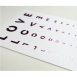 A6 造型卡/明信片-LOVE視力檢查(20入)