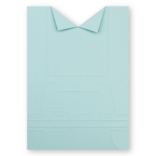 A6 造型卡/明信片-微笑吊帶褲(20入)