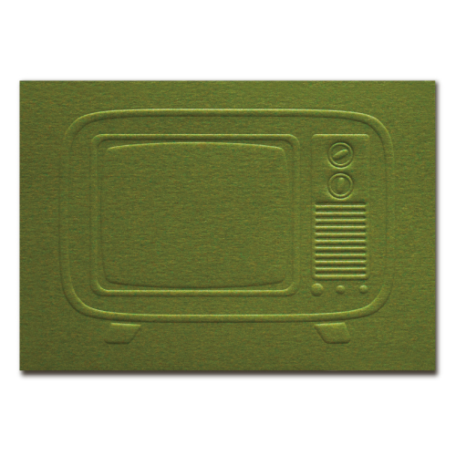 A6 造型卡/明信片-復古電視(20入)