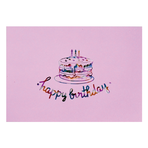 A6 造型卡/明信片-手繪生日卡(20入)