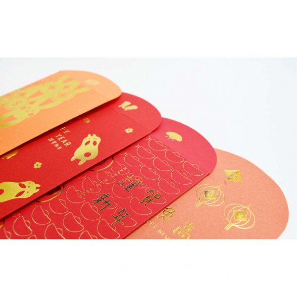 REW-11 2023兔年紅包袋(4入)