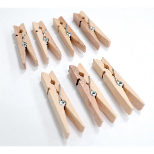 1-339NE 48MM木夾子(原色)(7入)