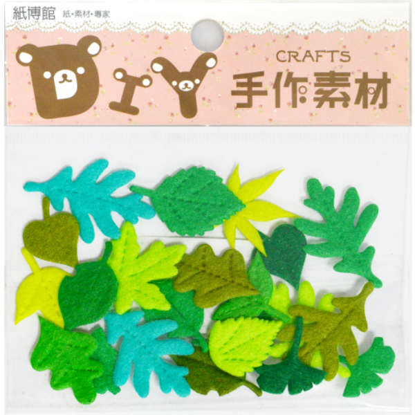 1-460NC 秋葉不織布-綠(22入)