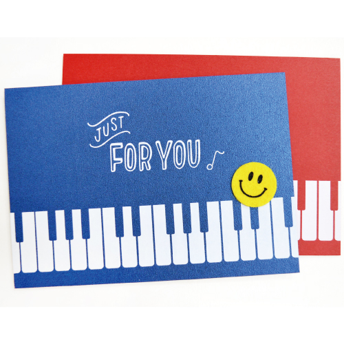 A6 造型卡/明信片-鋼琴(20入)