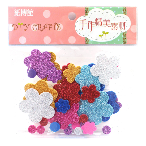 EVA-N37 金蔥混合五瓣花