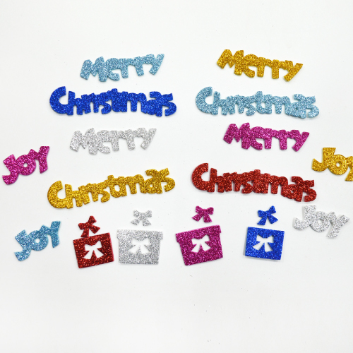 EVA-N47 金蔥聖誕快樂(英文字+禮物)(季節性產品)